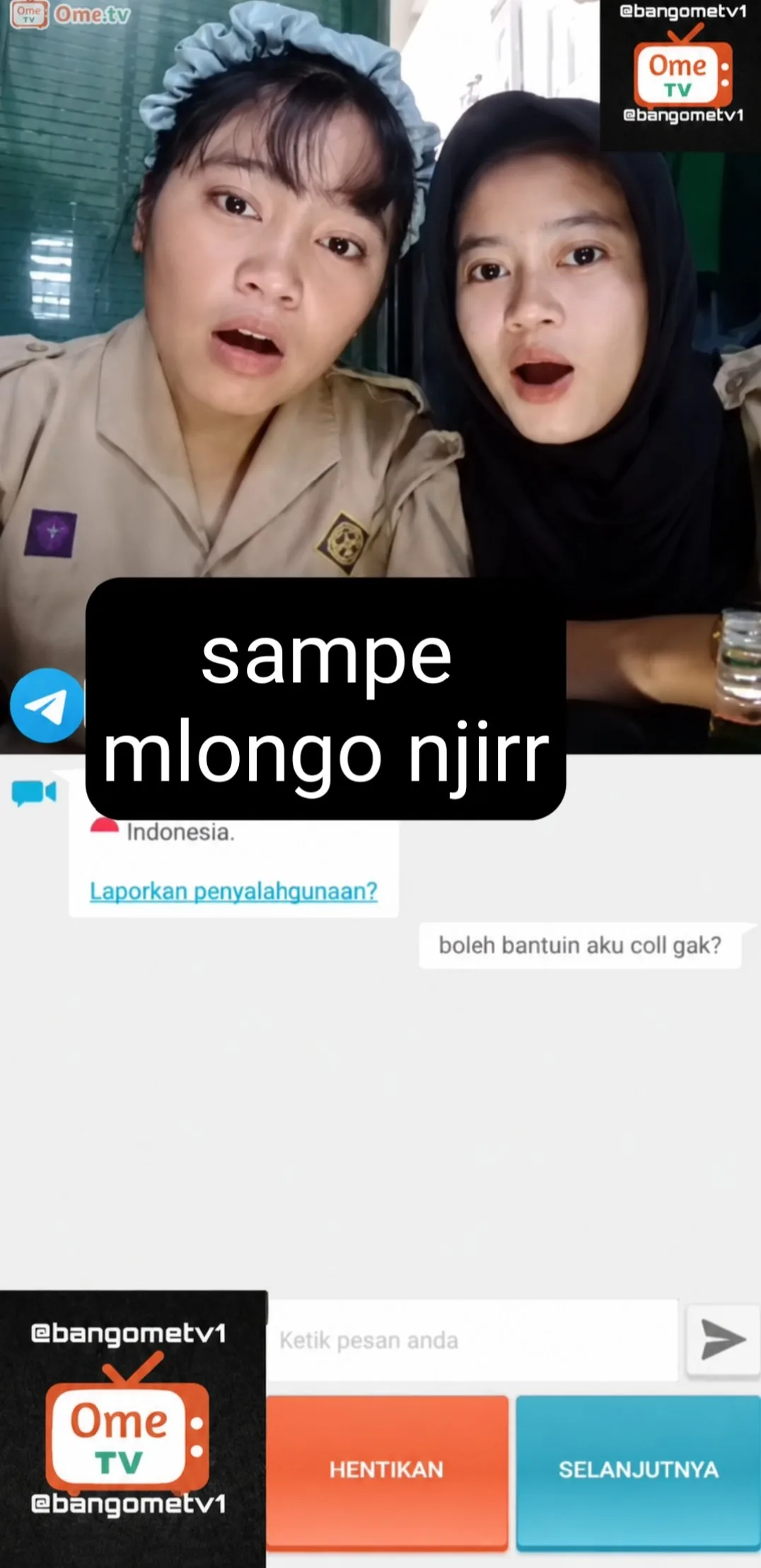 sampe melongo jir